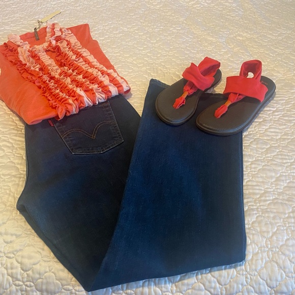 Levi’s 545 low boot cut jeans. Size 16 medium. Dark denim & nice condition. - Picture 2 of 13